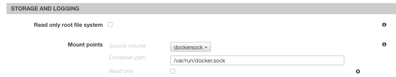 storage and logging